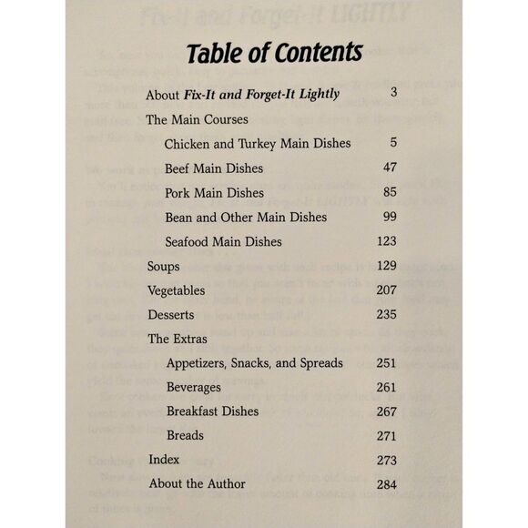 Fix-It and Forget-It Lightly: Healthy, Low-Fat Recipes for Your Slow Cooker 2004 - Picture 4 of 5